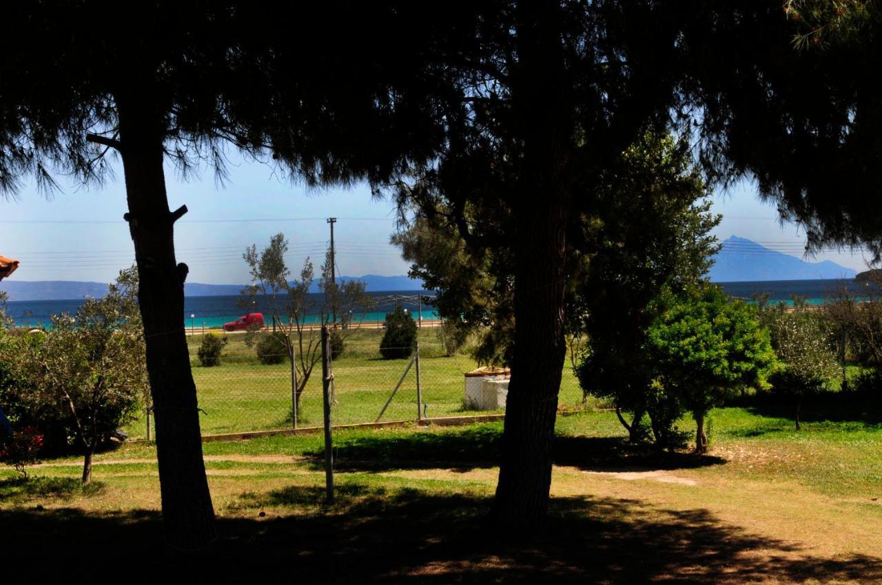 Athos View Villa By The Sea Ormos Panagias Bagian luar foto