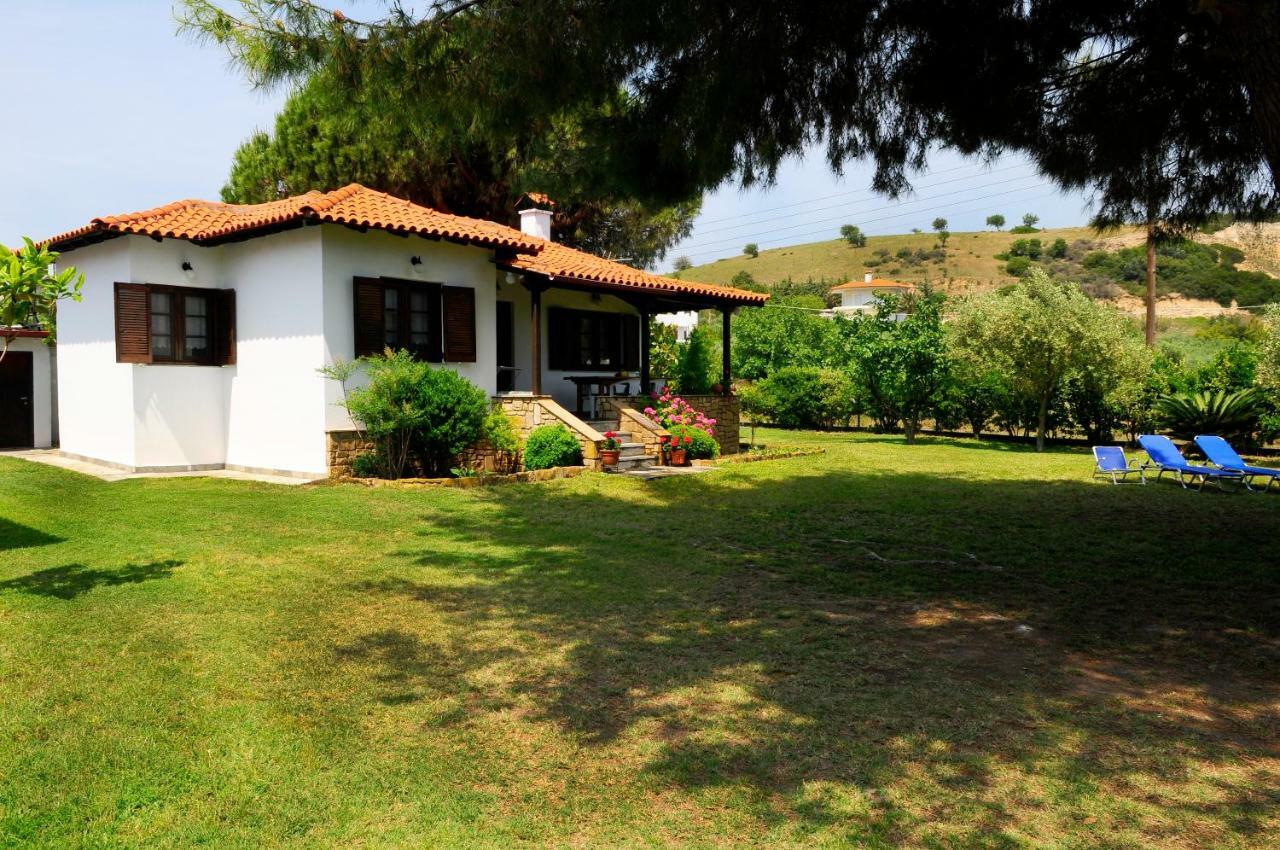 Athos View Villa By The Sea Ormos Panagias Bagian luar foto