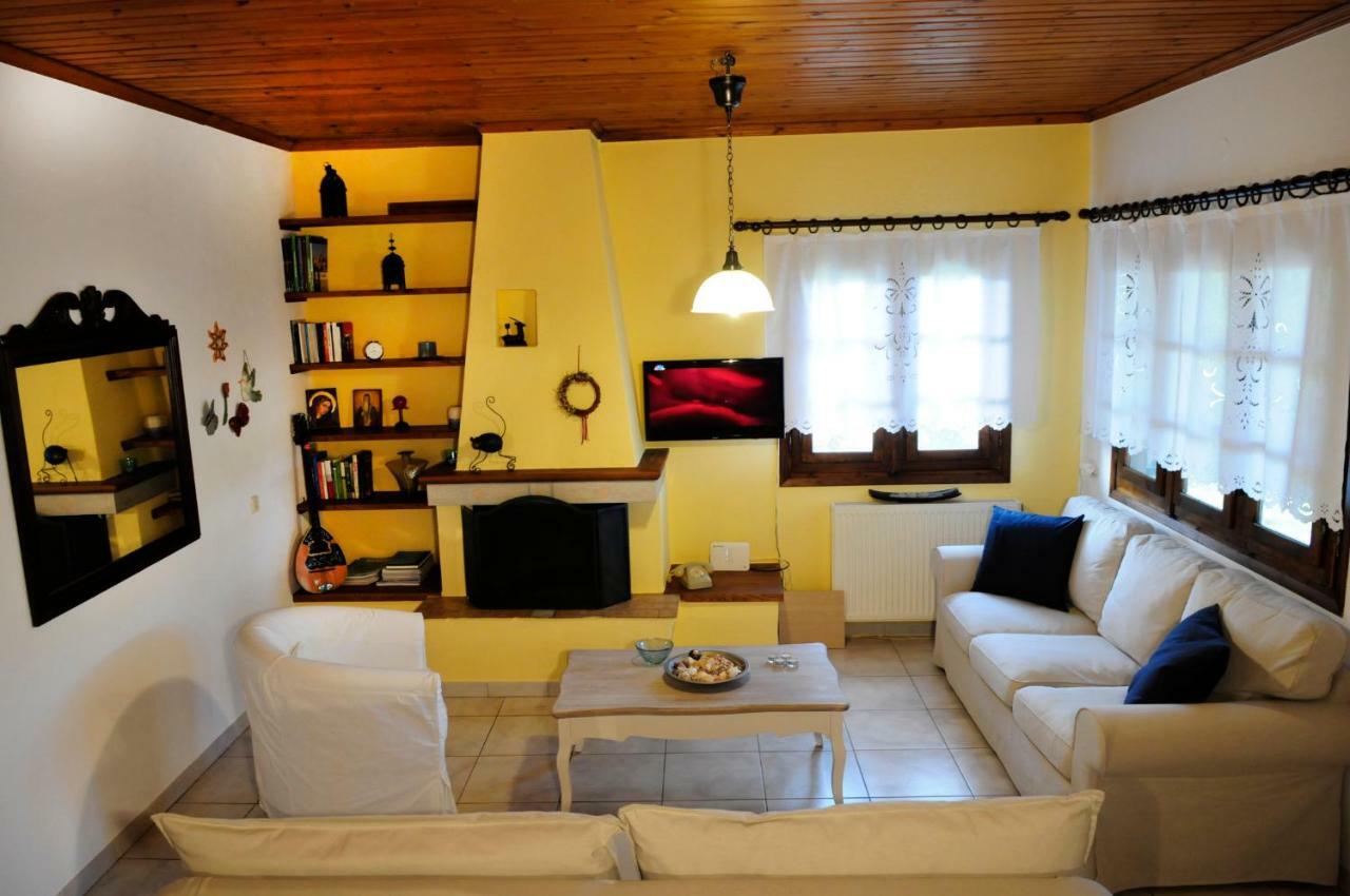 Athos View Villa By The Sea Ormos Panagias Bagian luar foto