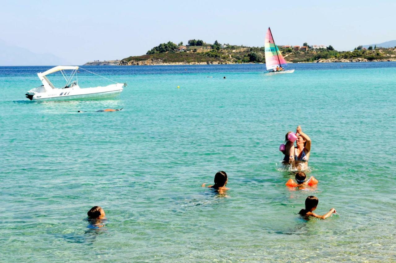 Athos View Villa By The Sea Ormos Panagias Bagian luar foto