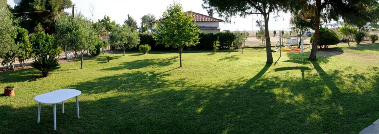 Athos View Villa By The Sea Ormos Panagias Bagian luar foto