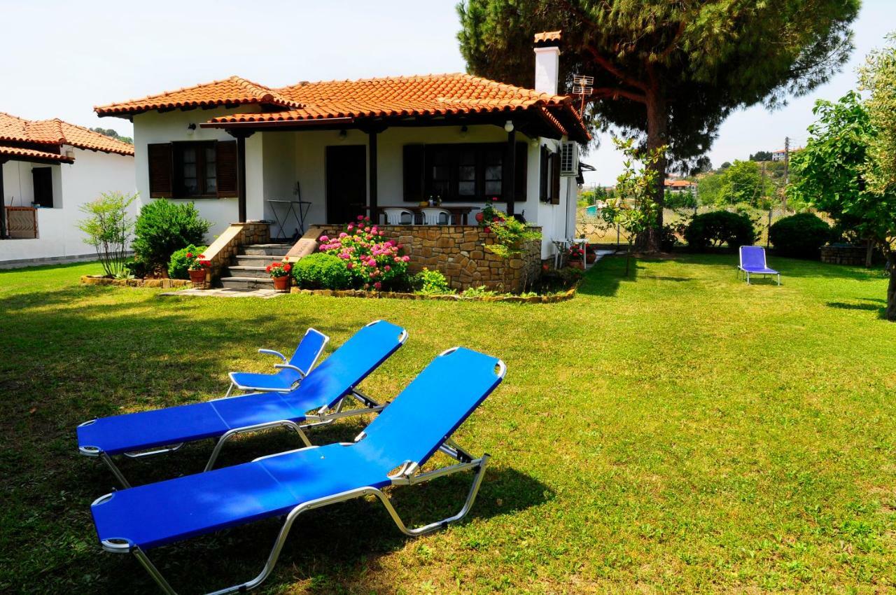 Athos View Villa By The Sea Ormos Panagias Bagian luar foto