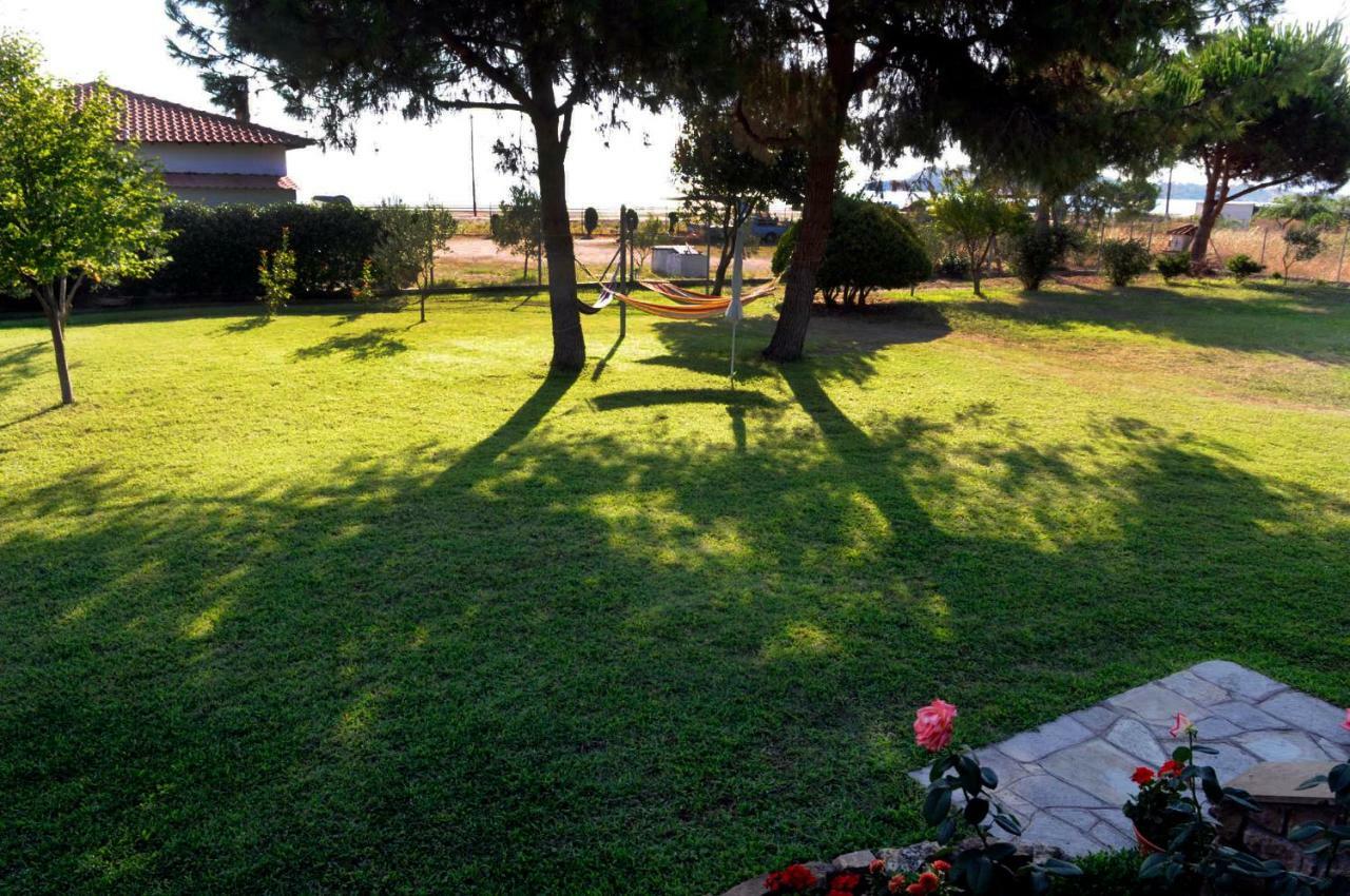 Athos View Villa By The Sea Ormos Panagias Bagian luar foto