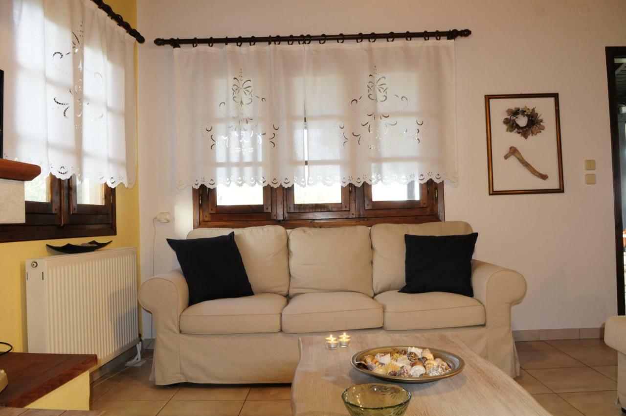 Athos View Villa By The Sea Ormos Panagias Bagian luar foto