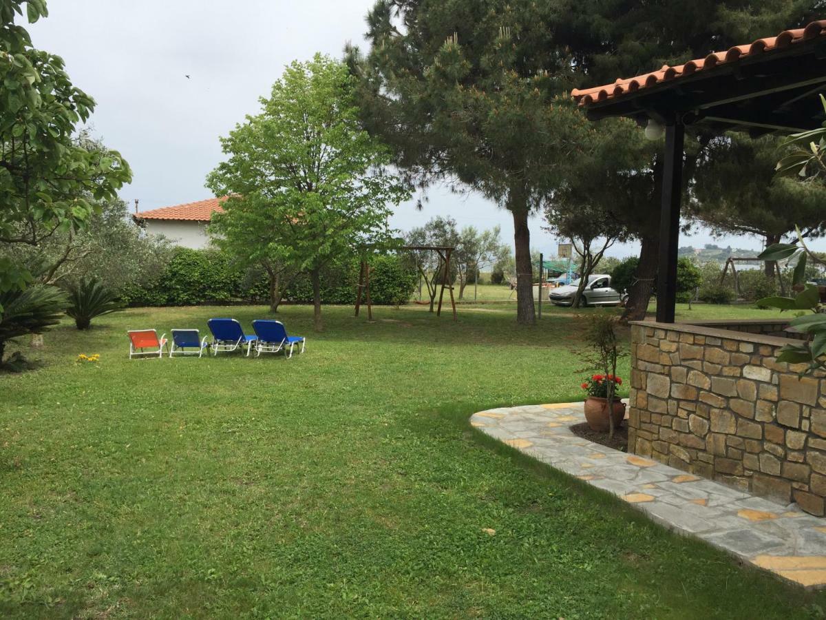 Athos View Villa By The Sea Ormos Panagias Bagian luar foto